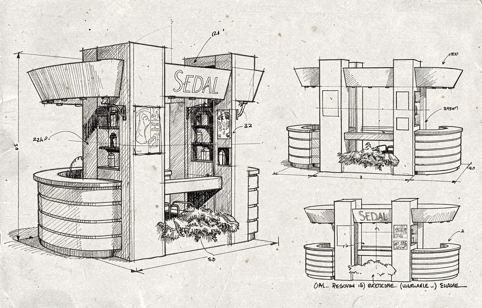 Sedal: arquitectura efímera