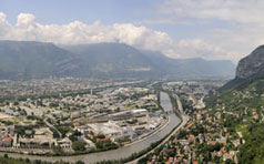 Panorámica de Grenoble, Francia